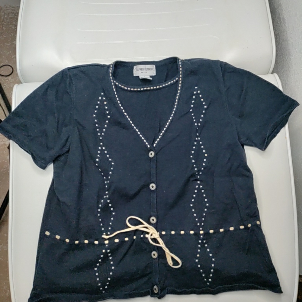 Alfred dunner blouse sz petite large